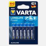 Varta Longlife Power 4+2 AAA Alkalin Pil