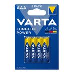 Varta Longlife Power 8'li AAA İnce Kalem Pil