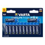 Varta Longlife Power AA Alkalin Kalem Pil 12 li Blister