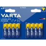 VARTA Longlife Power AA Alkalin kalem pil 16'lI paket