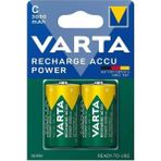 Varta Orta C Boy Bebek Ana Kucağı Pili 3000MAH C Orta Boy Pil 2li Paket Tombul LR14 R14 MN1400
