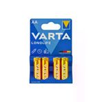 Varta P219833S3255 Longlife Power Alkalin Aa Kalem Pil 4'lü Paket