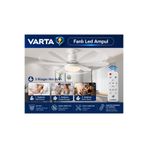 Varta Pervane ampul vantilatör sessiz çalışma 6 fan kanat ve ışıklı uzaktan kumandalı tavan tipi hem serinletir hemde üşütür