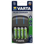 Varta Pil Şarj Aleti Şarjlı Plug Charger 4X2100 Mh Pil Hediyeli 57647