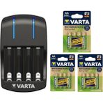 Varta Plug Şarj Cihazı + 12x2100 Mah AA Şarjlı Pil