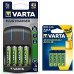 Varta Plug Şarj Cihazı 4*2100 mAh AA + 4*800 mAh AAA Şarjlı Pil