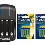 Varta Plug Şarj Cihazı 8*800 AAA Şarjlı Pil