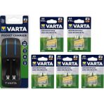 Varta Pocket 4lü Şarj Cihazı + 10 Adet 2700 mAh AA Şarj Edilebilir Pil 1,2 V