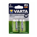 Varta Power Accu Ready 2 Use 3000 mAh Şarj Edilebilir C Size Orta Boy Pil 2'li