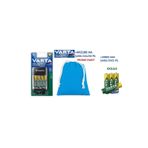 Varta Promo Paket Usb Quattro Charger Pil Şarj Cihazı+4X2100 Aa Şarjlı Pil+4X800 Aaa+Taşıma Kılıfı