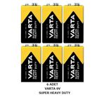 Varta S.life 9 V Çinko Pil 6632 556649 6 Adet