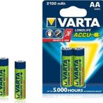 Varta Şarjlı Kalem Pil (AA) 2100 MAH 1.2 V 2 Lİ VRT.56706
