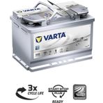 Varta Silver Agm Dynamic 12 V 70 Ah E39 Akü