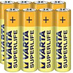 Varta Superlife AAA 8'li İnce Kalem Pil