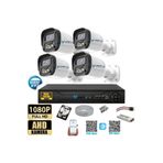 VARTEK BİLİŞİM 4 Kameralı Full HD Güvenlik Kamera Seti 250GB HDD 5MP Gece (Renkli) Görüşlü - Sabit IP Gerektirmez