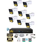 Vartek Bilişim 8 Kameralı AHD Full HD 9 LED 5MP Kamera Seti - 1TB HDD Dahil Gece (Renkli) Görüş