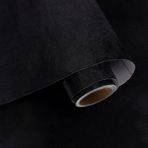 VaryPaper Duvar kağıdı kendinden yapışkanlı kadife kumaş siyah 40 cm x 200 cm kendinden yapışkanlı keçe folyo kumaş görünümlü siyah arka taraf yapışkan keçe dolap folyosu kadife dekoratif folyo