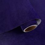 VaryPaper Kendinden yapışkanlı duvar kağıdı, kadife kumaş, koyu mavi, 40 cm x 200 cm, dekoratif folyo, mobilya folyosu, kumaş görünümlü, keçe folyo, kadife, kendinden yapışkanlı arka taraf, yapışkan