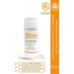 Vasada SPF50+ Güneş Kremi 50 ml – Tüm Cilt Tipleri İçin, Leke ve Kırışıklık Karşıtı, Suya Dayanıklı Yüksek SPF Koruması