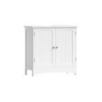 Vasagle 2 Kapılı Lavabo Dolabı, Banyo Dolabı, Ayarlanabilir Raflar, Bol Depolama Alanı, 60 x 30 x 6 - Altın