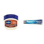 Vaseline Nemlendirici Jel Krem Cocoa Butter, 100 ml ve Signal White System Diş Macunu Original 2 Haftada Daha Beyaz Dişler 75 ml