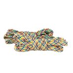 VASGO 2 çift düz ayakkabı bağcıkları günlük/spor ayakkabı/paten ve botlar için, Açık Renk Seti, 51 inchse/130cm