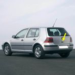 Vass41 Vw Golf 4 1998-2004 Arka Bagaj Kapağı Açma Kolu Tutamak 1J6827565B - Siyah