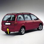 Vass41 Vw Sharan 1996-2000 Bagaj Kapağı Açma Kolu Tutamak 7M0827565C - Siyah