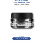Vasso 24 Saat Üstün Tutucu Özellikli Islak Görünümlü Hafızalı Saç Jölesi Stiff Mnemonic Gum Gel 250 Ml