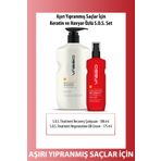VASSO Aşırı Yıpranmış Saçlar Için Keratinli Havyarlı Şampuan Ve Durulanmayan Bb Krem Bakım Seti