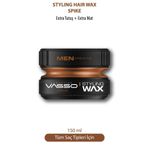 Vasso Men 24 Saat Ekstra Sert Tutuş Güçlü Ve Mat Görünümlü Killi Wax - Spike Pro Clay Wax 150 ml