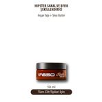 Vasso Men Hipster Argan Yağı ve Shea Butter Özlü Sakal ve Bıyık Şekillendirici Balm 50 ml