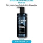 Vasso Tıraş Sonrası Tahrişi Önleyici Krem Kolonya (Balsam) Blue Ice 370 Ml