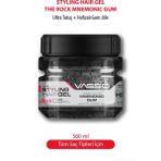 Vasso Ultra Güçlü Tutuşlu Hafızalı Saç Jölesi 500 ml Tüm Saçlar İçin Jel Formunda Şekillendirici