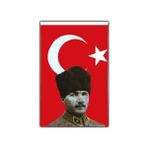 Vatan 50x75 cm Atatürk'lü Bez Bayrak