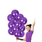 Vatan Balon Metalik Mor 100 Lu/Vatan