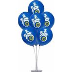 Vatan Balon Nazar Boncuğu Baskılı Koyu Mavi VT912 (100 Lü Paket)