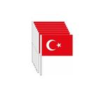Vatan Bayrak 50'li Battal Boy Çıtalı Kağıt Türk Bayrağı