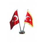 Vatan Bayrak Direği Çiftli Nikel (bayraksız)
