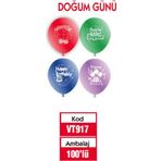 Vatan Bayrak Vatan Balon Iyiki Doğdun 100 Lü Vt917