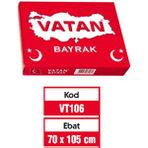 Vatan Bayrak Vatan Bez Bayrak Türk %100 Polyester 70X105