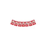 Vatan Bayrak Vatan Orta Boy 13X8 Cm Ipli Kağıt Türk Bayrağı 50 Li