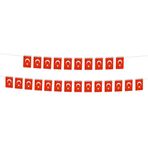 Vatan Büyük İpli 12x20 cm 40'lı Kağıt Bayrak