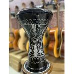 Vatan Döküm Erzincan İşlemeli Darbuka/Çömlek - Siyah Kod 3029S