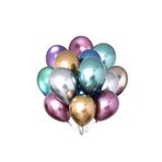 Vatan Metalik Balon Karışık Renkli (100 Lü Paket) VT903