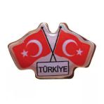 Vatan Rozet İkili Bayraklı Türkiye Vt628 (30 Adet)