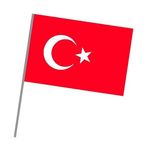 Vatan Sopali Bez Bayrak 50X75 Turk Bayragi