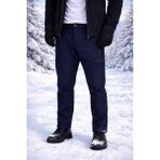 Vatan Tekstil Içi Polarlı Kışlık Ithal Softshell Rüzgar Geçirmez Su Itici Kumaş Erkek Pantolon - 2XL - Lacivert
