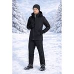 Vatan Tekstil Içi Polarlı Kışlık Ithal Softshell Rüzgar Geçirmez Su Itici Kumaş Erkek Pantolon - Gri
