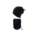 Vatan Tekstil Unisex Siyah Polar Boyunluk & Bere